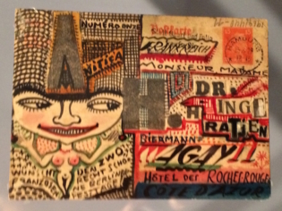 Bemalte Postkarte von Anita Rée