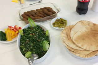 Hmmm ... ein syrisches Essen zum Dank und Abschied